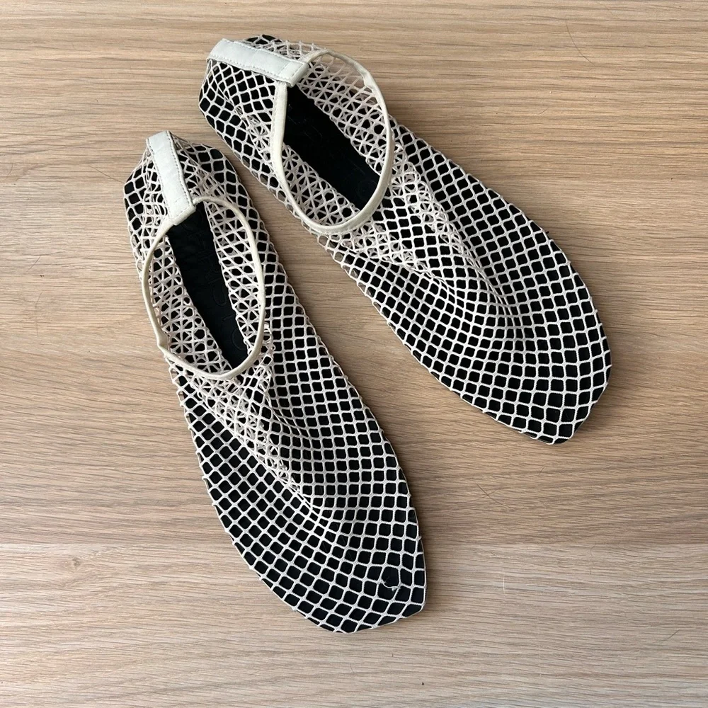 Christopher Esber Mesh Slip On Sandals